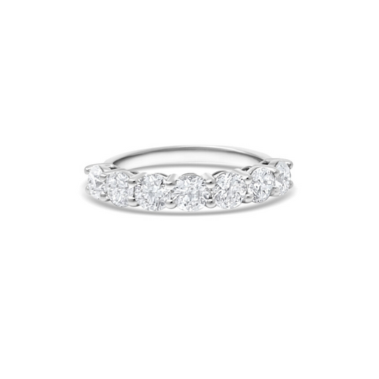 White Gold Ethical Diamond Claw Set Eternity Ring 1.50ct