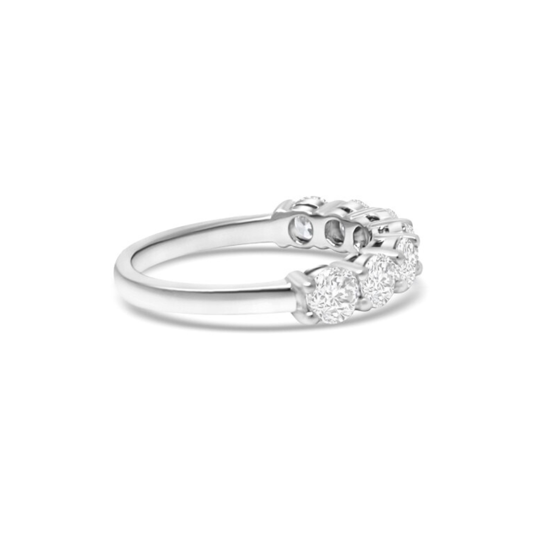 White Gold Ethical Diamond Claw Set Eternity Ring 1.50ct