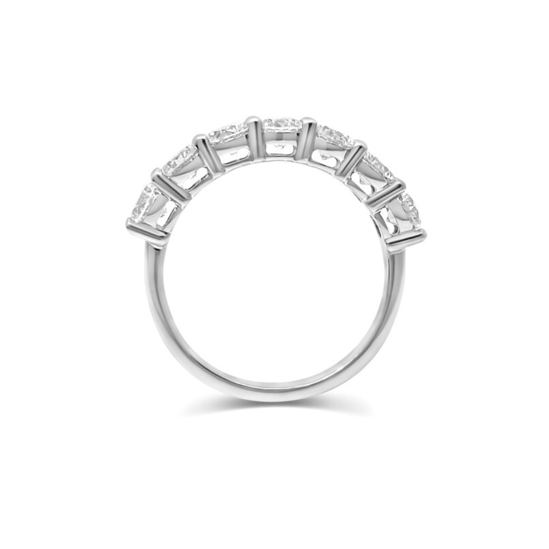 White Gold Ethical Diamond Claw Set Eternity Ring 1.50ct