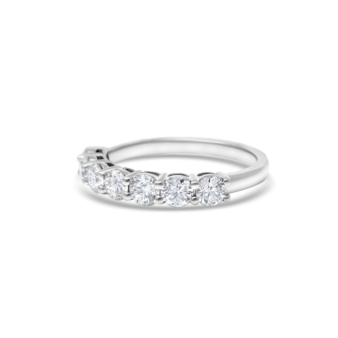 White Gold Ethical Diamond Claw Set Eternity Ring 1.00ct