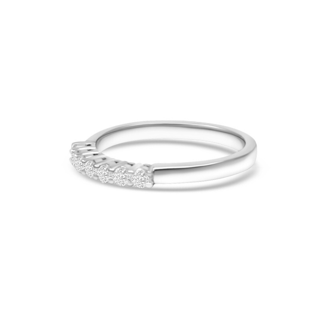 White gold Ethical Diamond Claw Set Eternity Ring 0.25ct