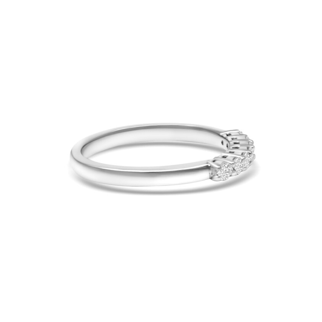 White gold Ethical Diamond Claw Set Eternity Ring 0.25ct
