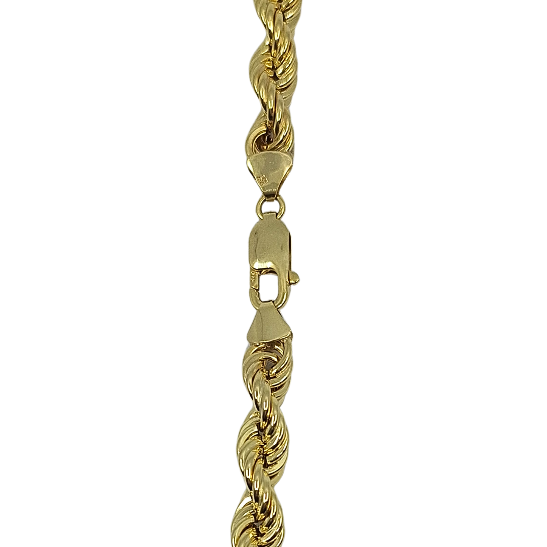 9ct Yellow Gold Rope Chain 26"