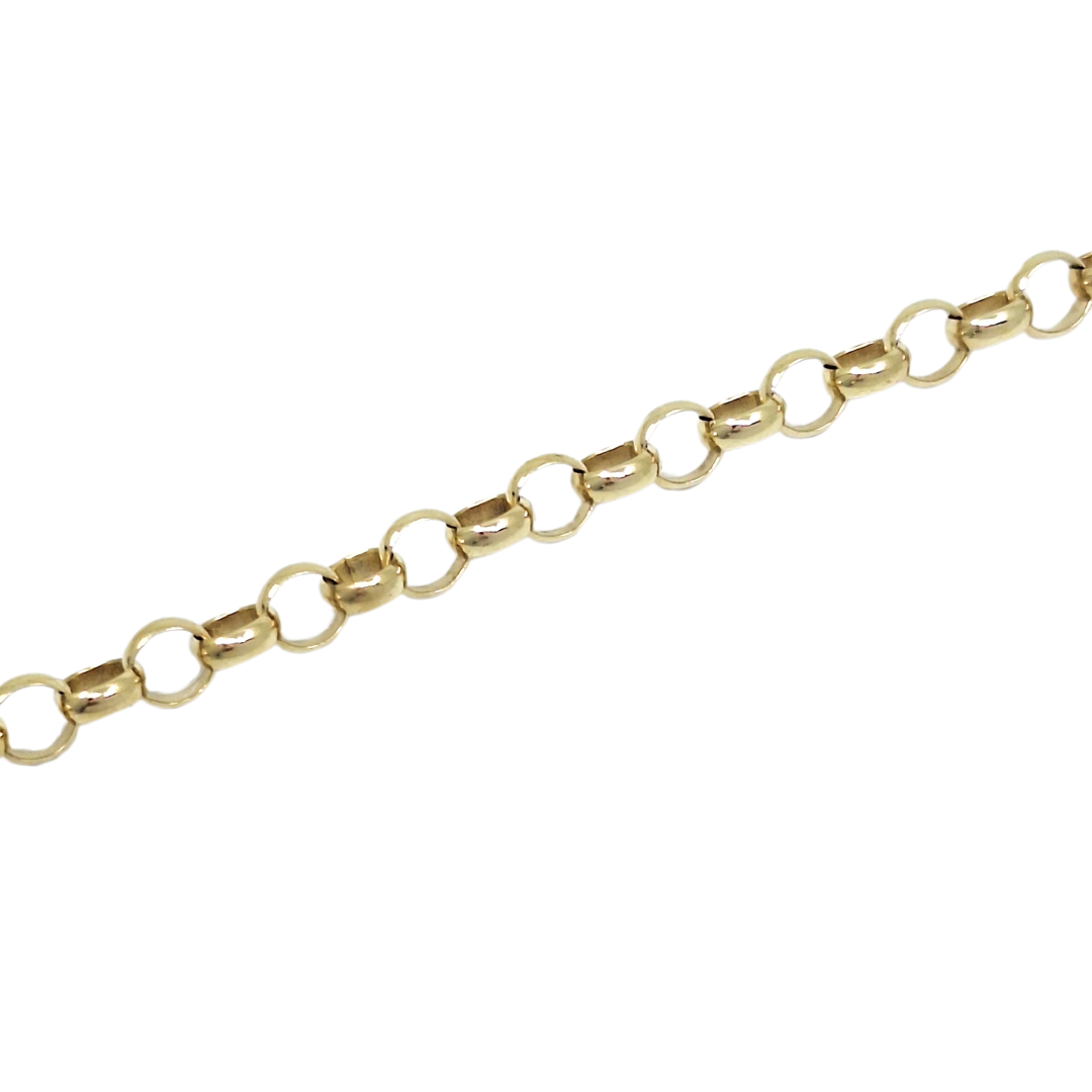 9ct Yellow Gold Belcher Chain 20"