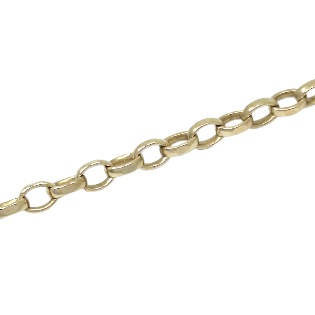 9ct Yellow Gold Belcher Chain 25"