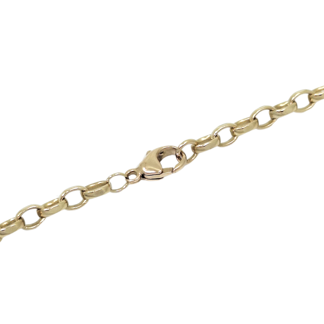 9ct Yellow Gold Belcher Chain 25"