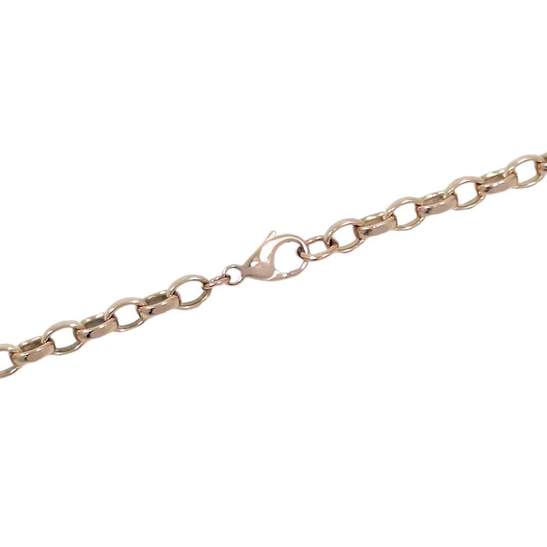 9ct Rose Gold Belcher Chain 24"