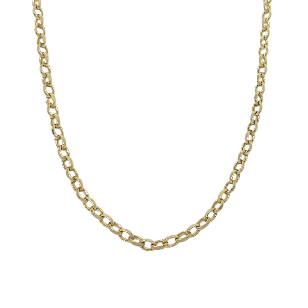 9ct Yellow Gold Belcher Chain 20"