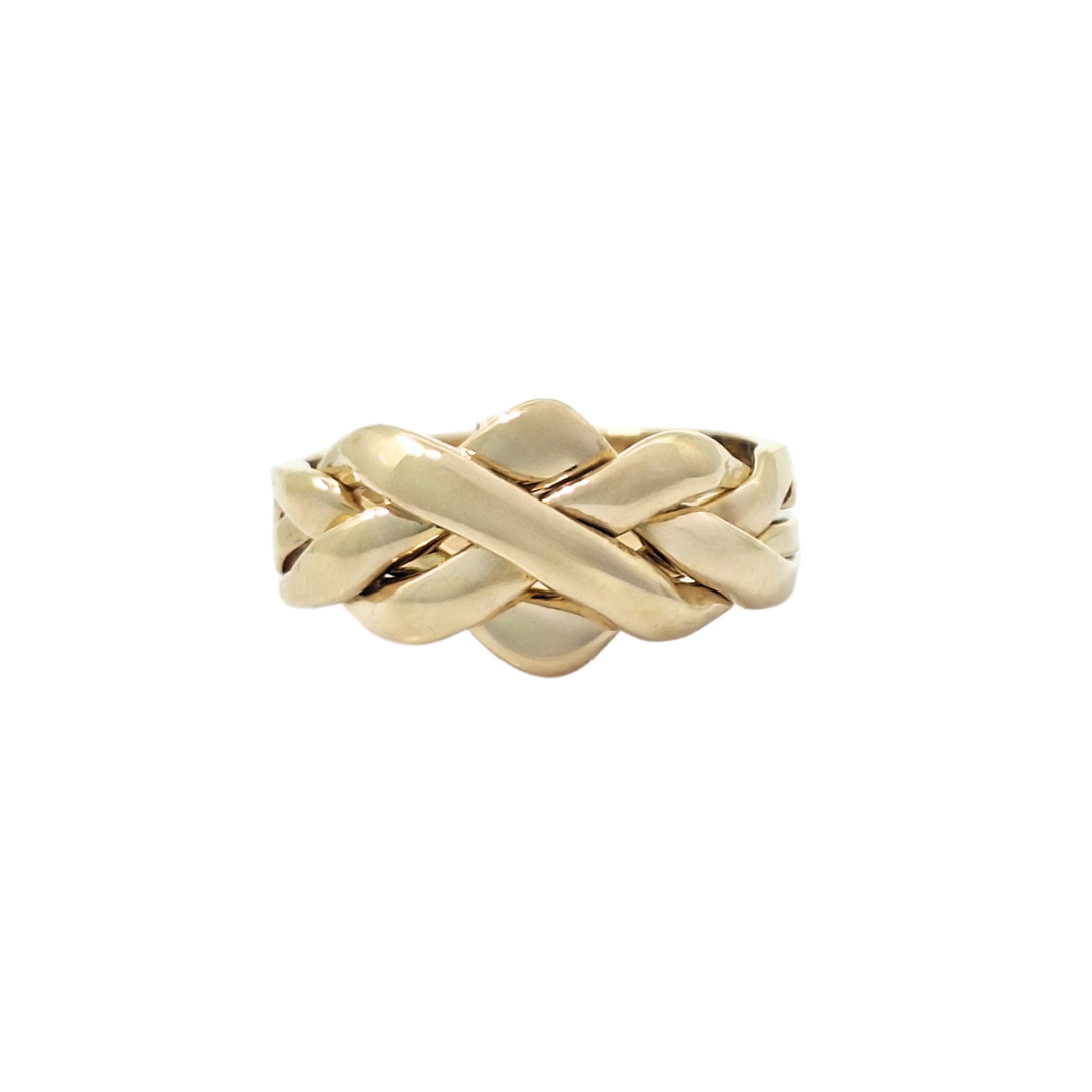 9ct Yellow Gold Puzzle Ring – blackwellonline - Main Image