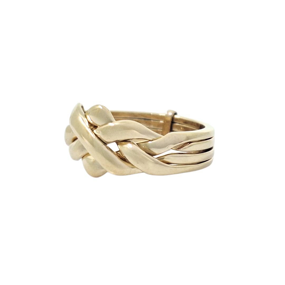 9ct Yellow Gold Puzzle Ring