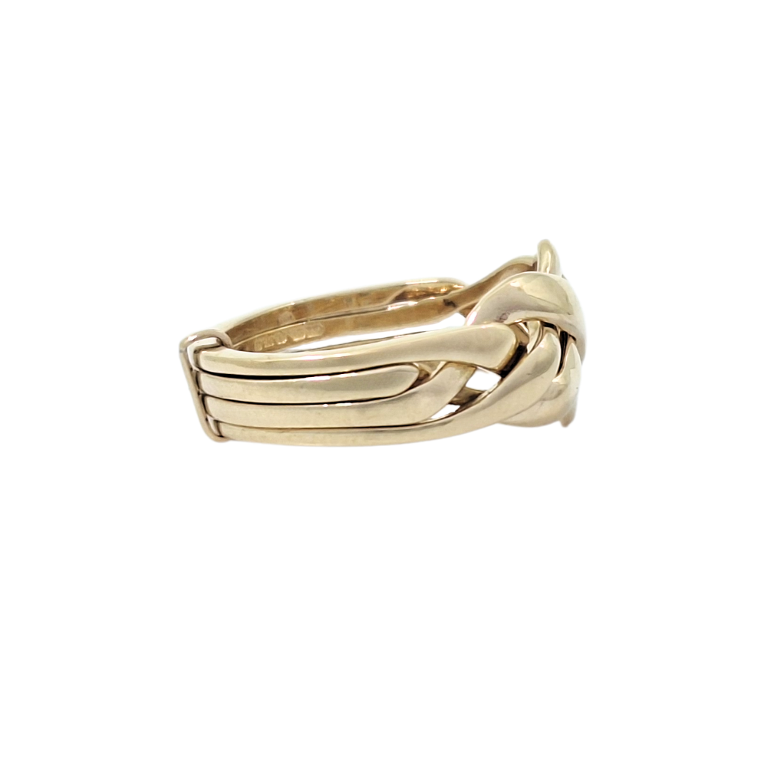 9ct Yellow Gold Puzzle Ring
