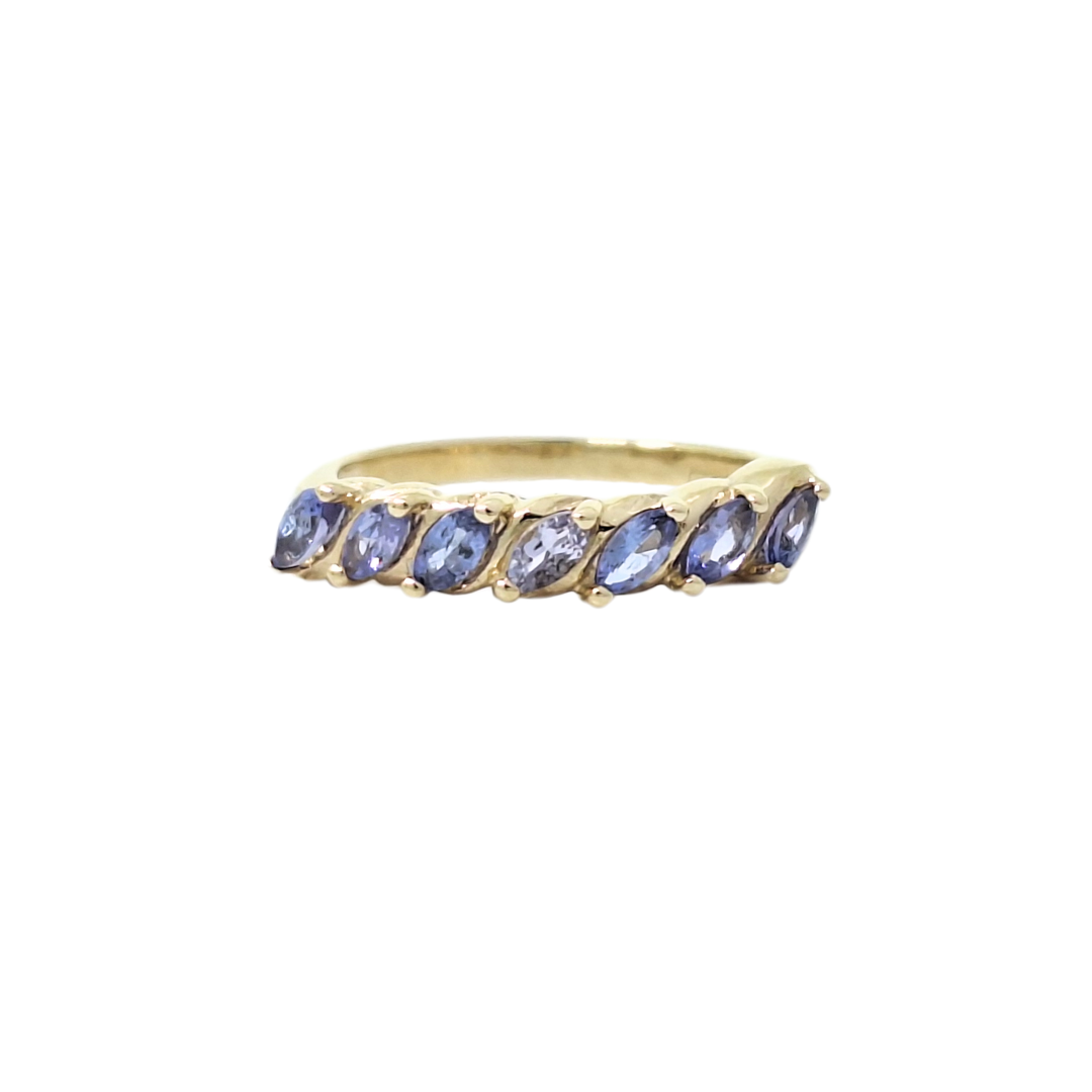 9ct Yellow Gold Tanzanite Ring