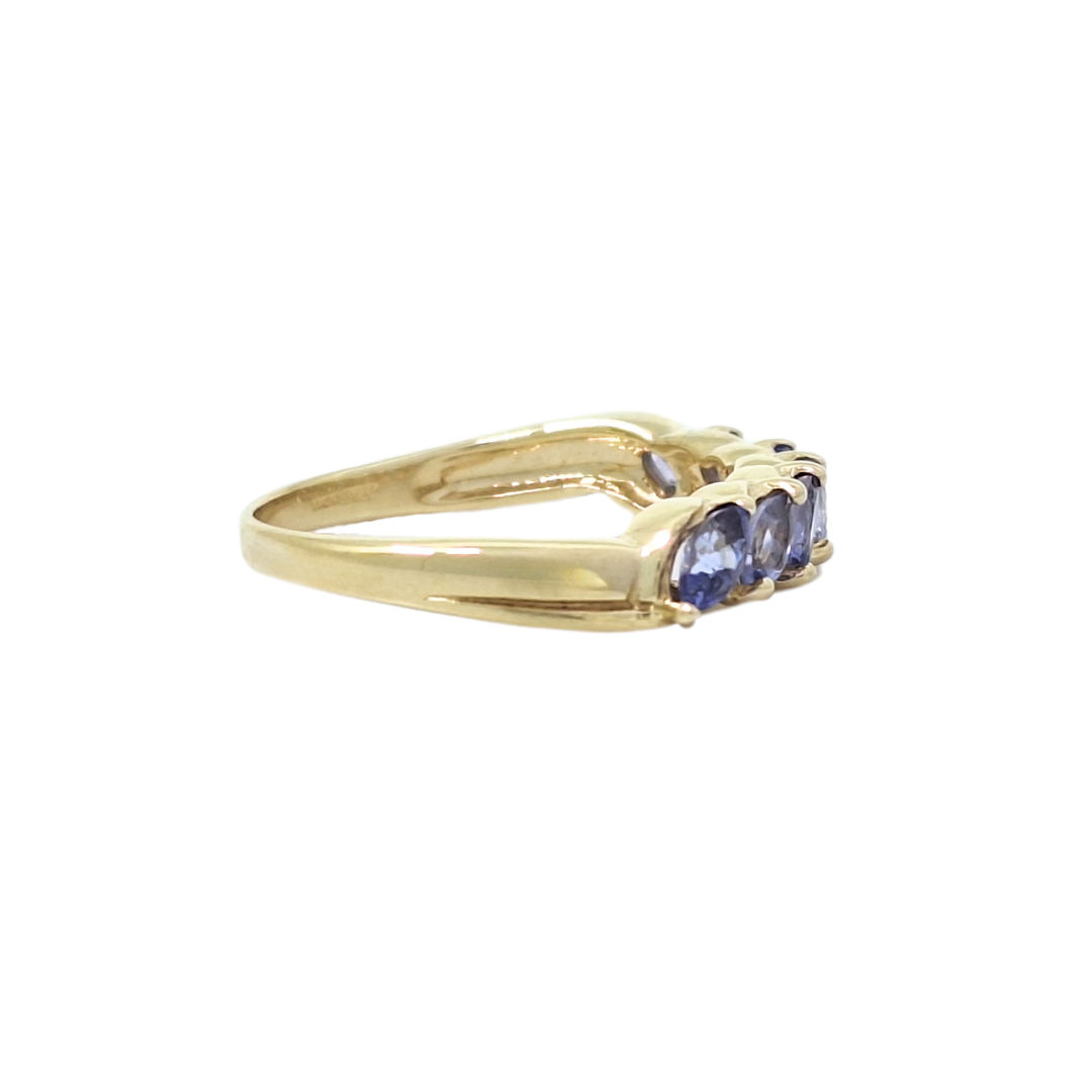 9ct Yellow Gold Tanzanite Ring