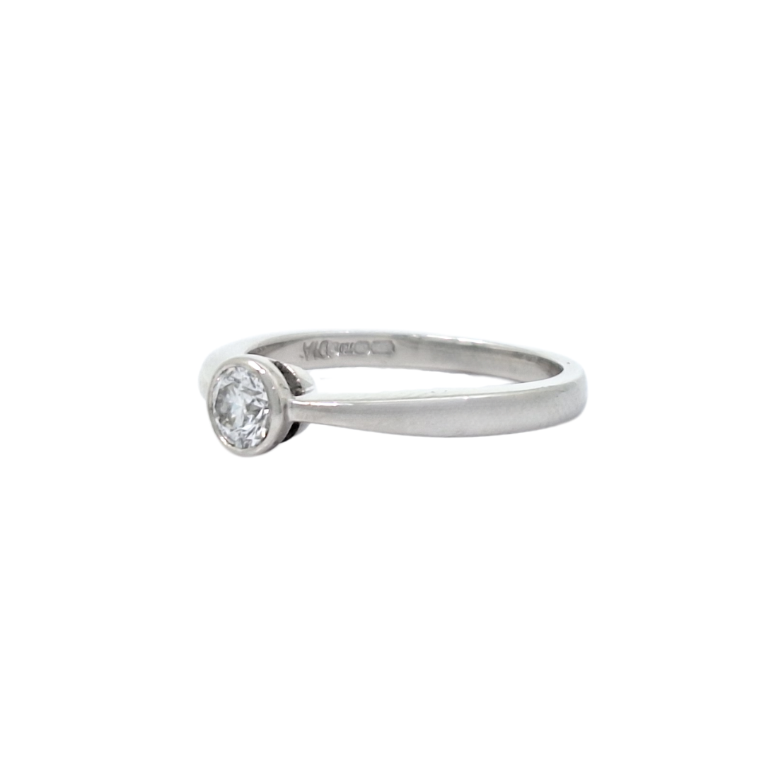18ct White Gold Diamond Solitaire Ring 0.25ct
