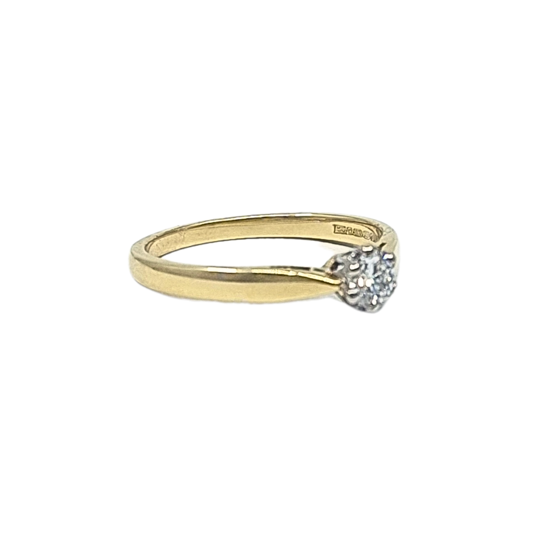 18ct Yellow Gold Diamond Solitaire Ring 0.25ct