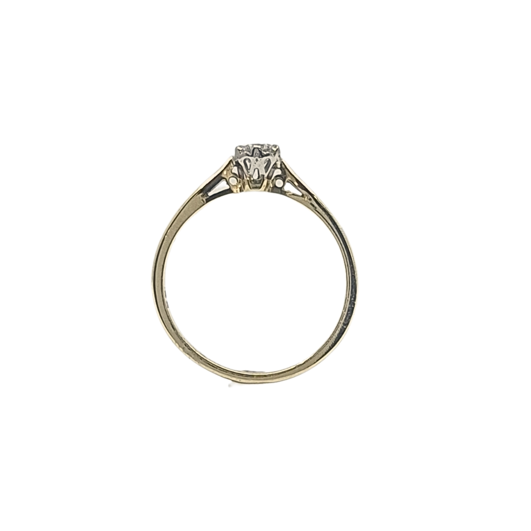 18ct Yellow Gold Diamond Solitaire Ring 0.25ct