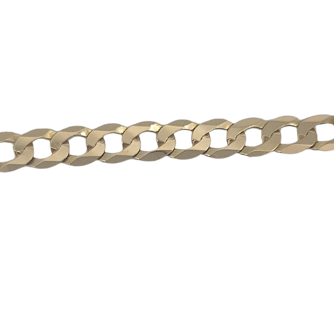 9ct Yellow Gold Curb Chain 20"