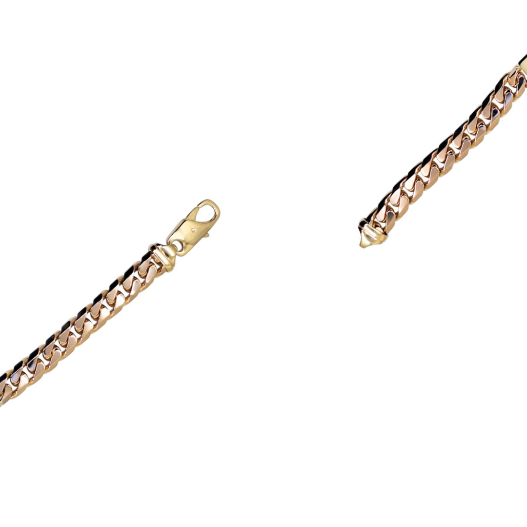 9ct Yellow Gold Gents Identity Bracelet 8.5"