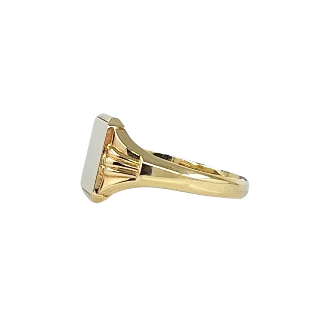 9ct Yellow Gold Square Signet Ring