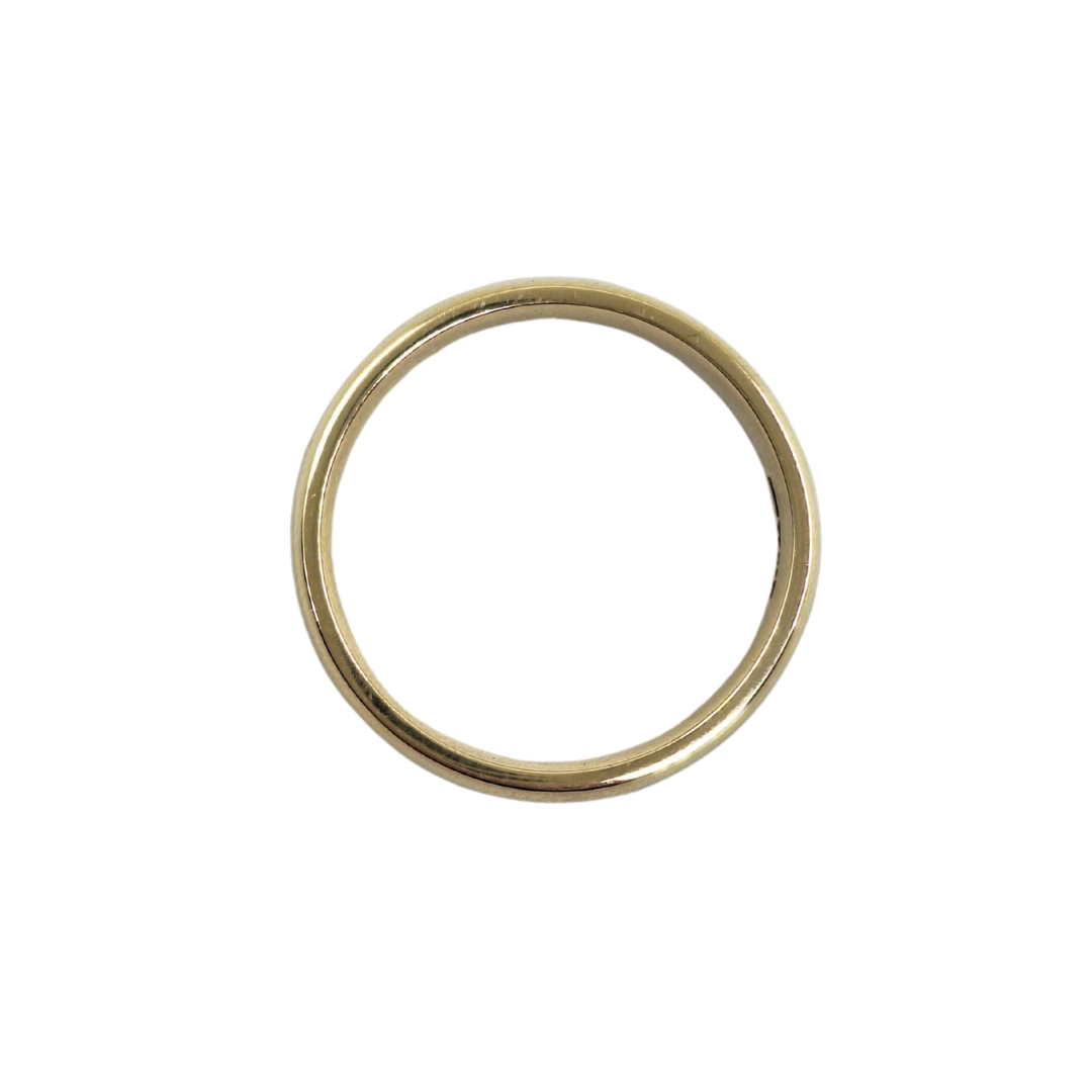 9ct Yellow Gold Court Shape Wedding Band 6mm