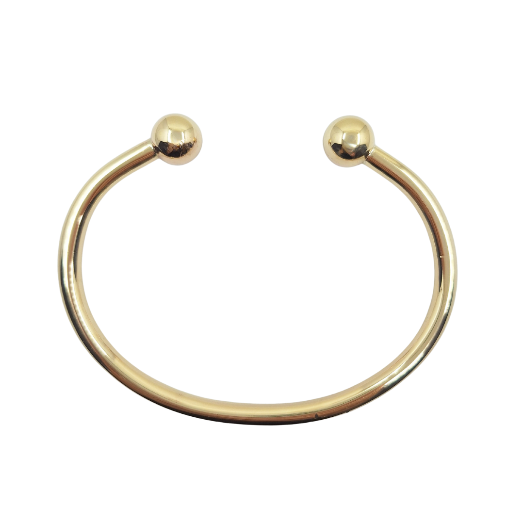 9ct Yellow Gold Gents Torque Bangle