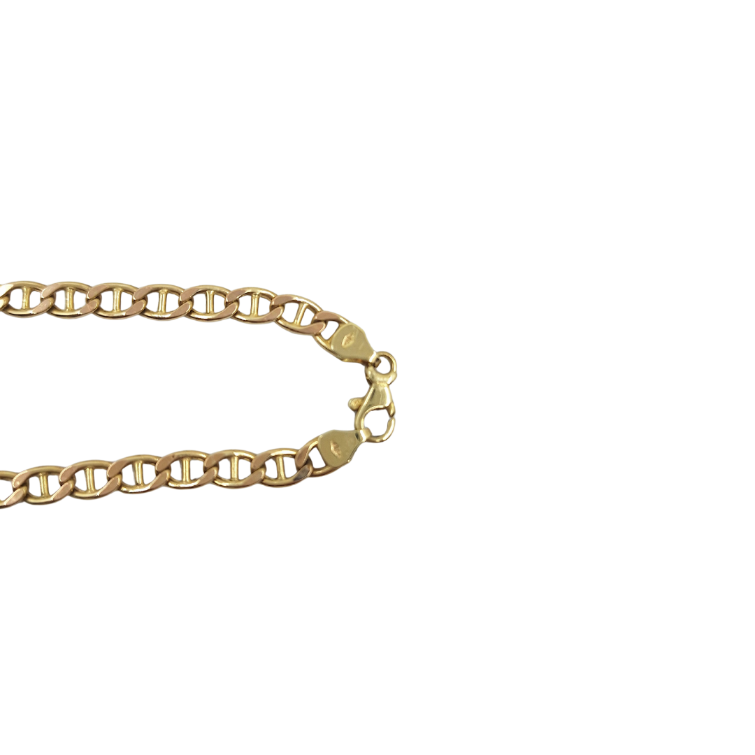 14ct Yellow Gold Marine Link Chain 18"