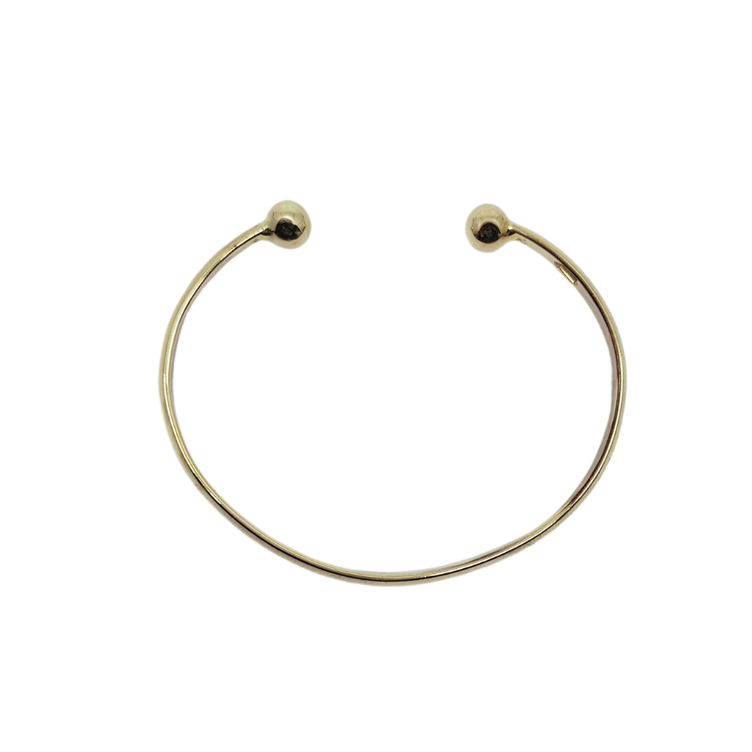 9ct Yellow Gold Maiden Torque Bangle