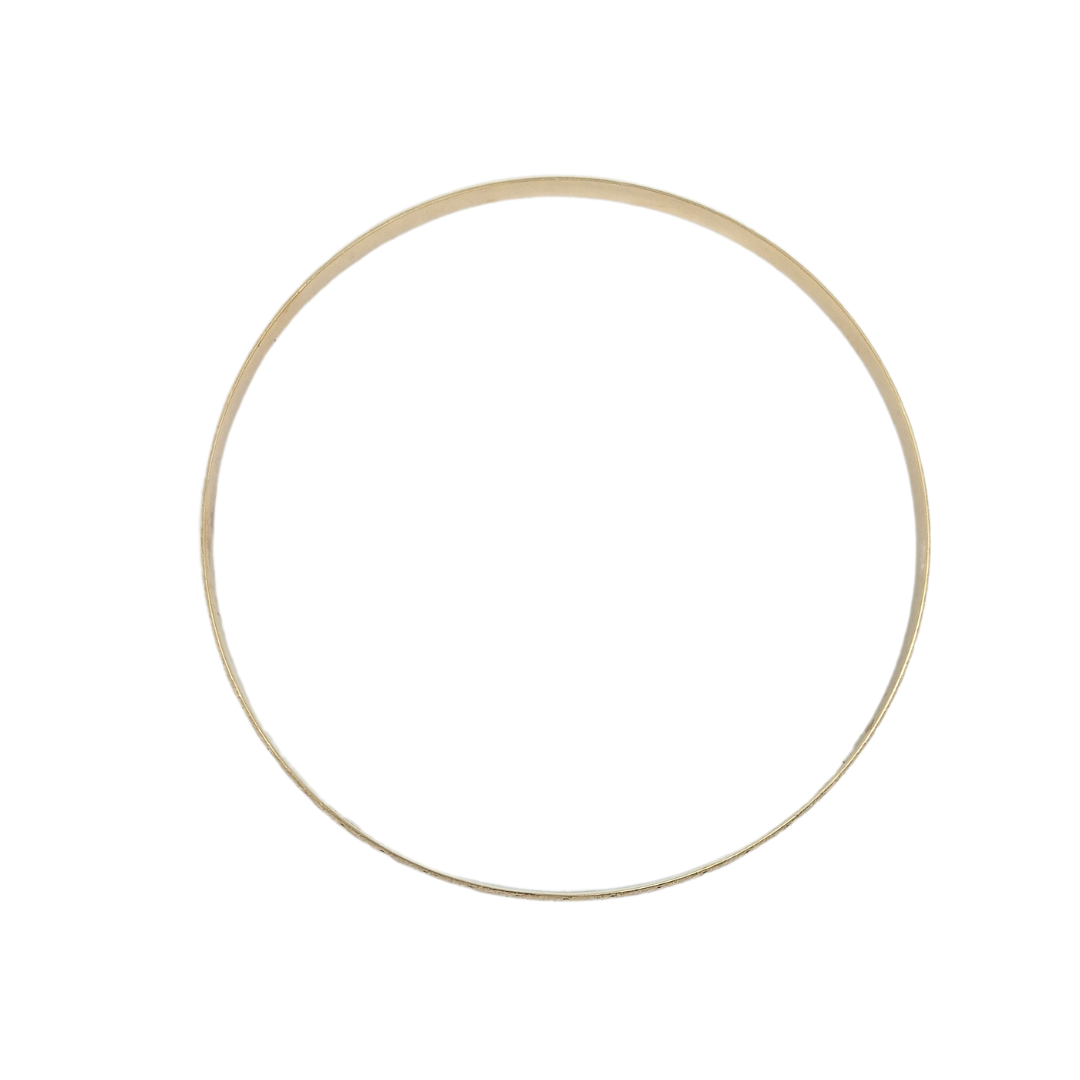 9ct Yellow Gold Patterned Slave Bangle