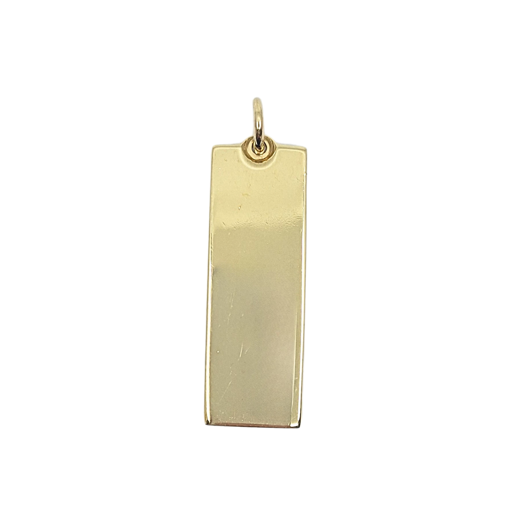 9ct Yellow Gold Ingot Pendant