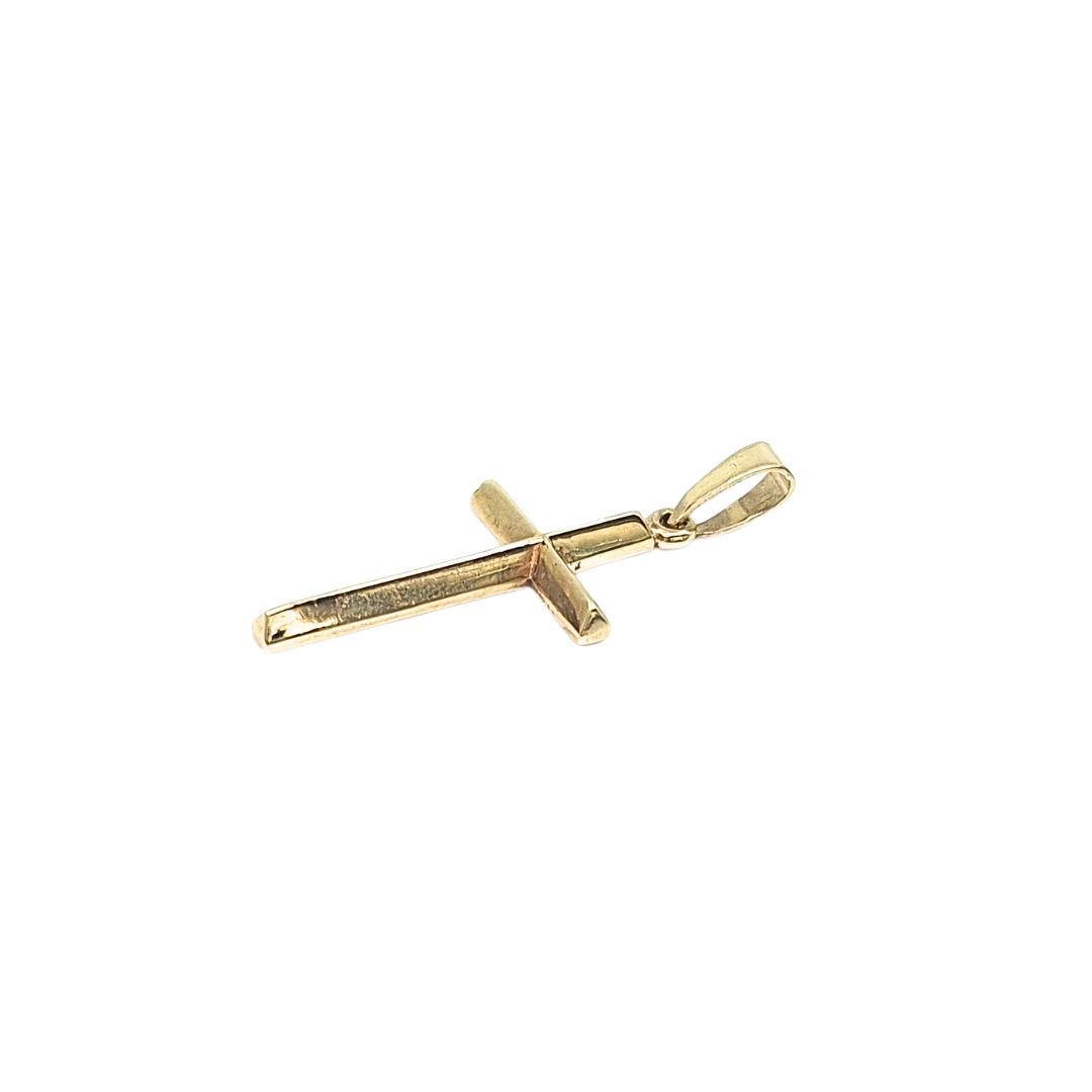 9ct Yellow Gold Cross Pendant