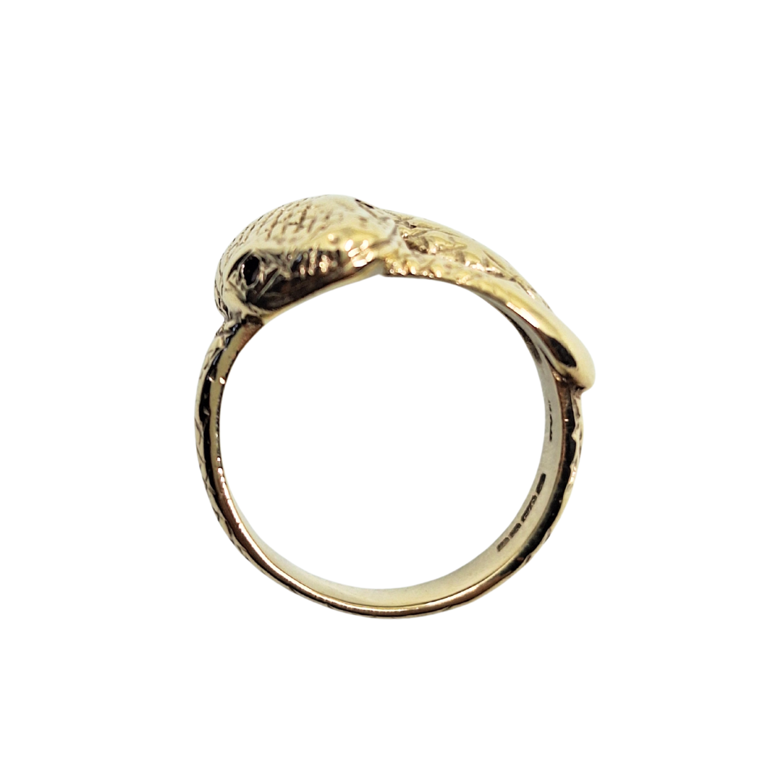 9ct Yellow Gold Snake Ring