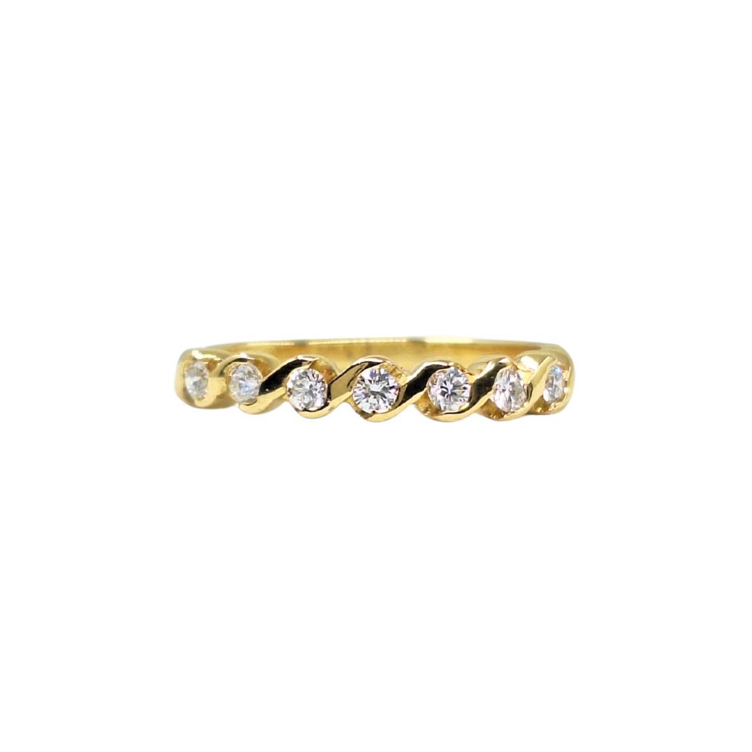 18ct Yellow Gold Diamond Eternity Ring