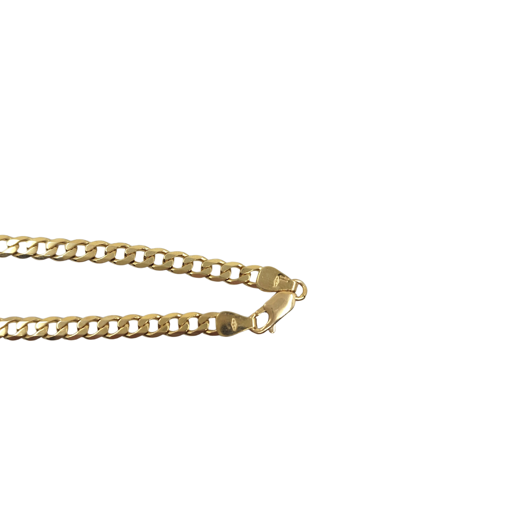 9ct Yellow Gold Curb Chain 28.5"