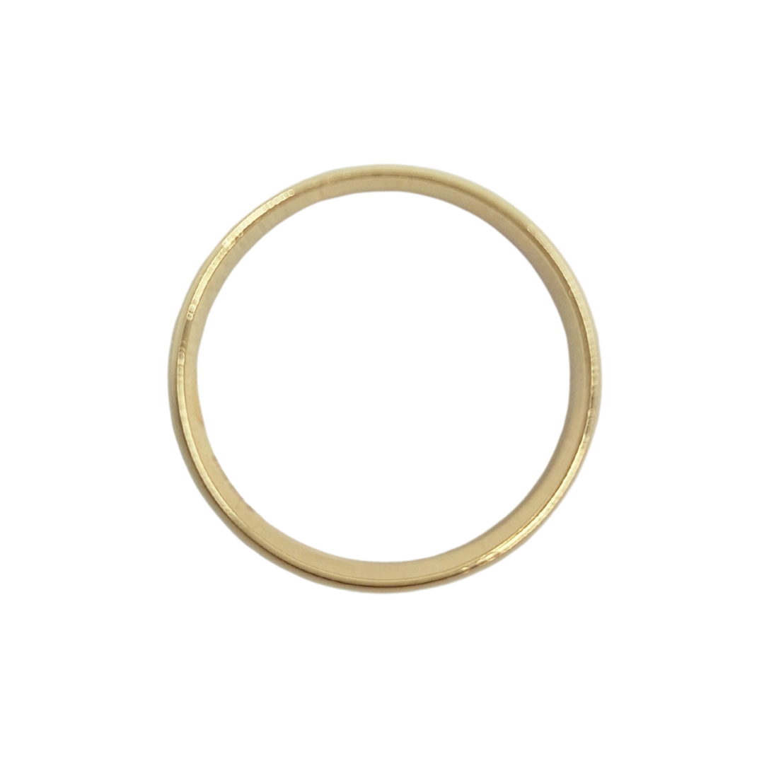 9ct Yellow Gold 6mm Court Shape Wedding Band