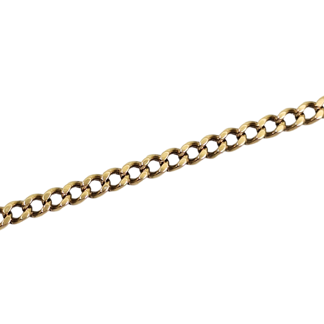 9ct Yellow Gold Curb Chain 24"