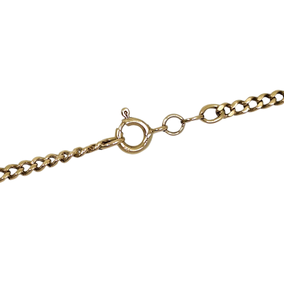 9ct Yellow Gold Curb Chain 24"