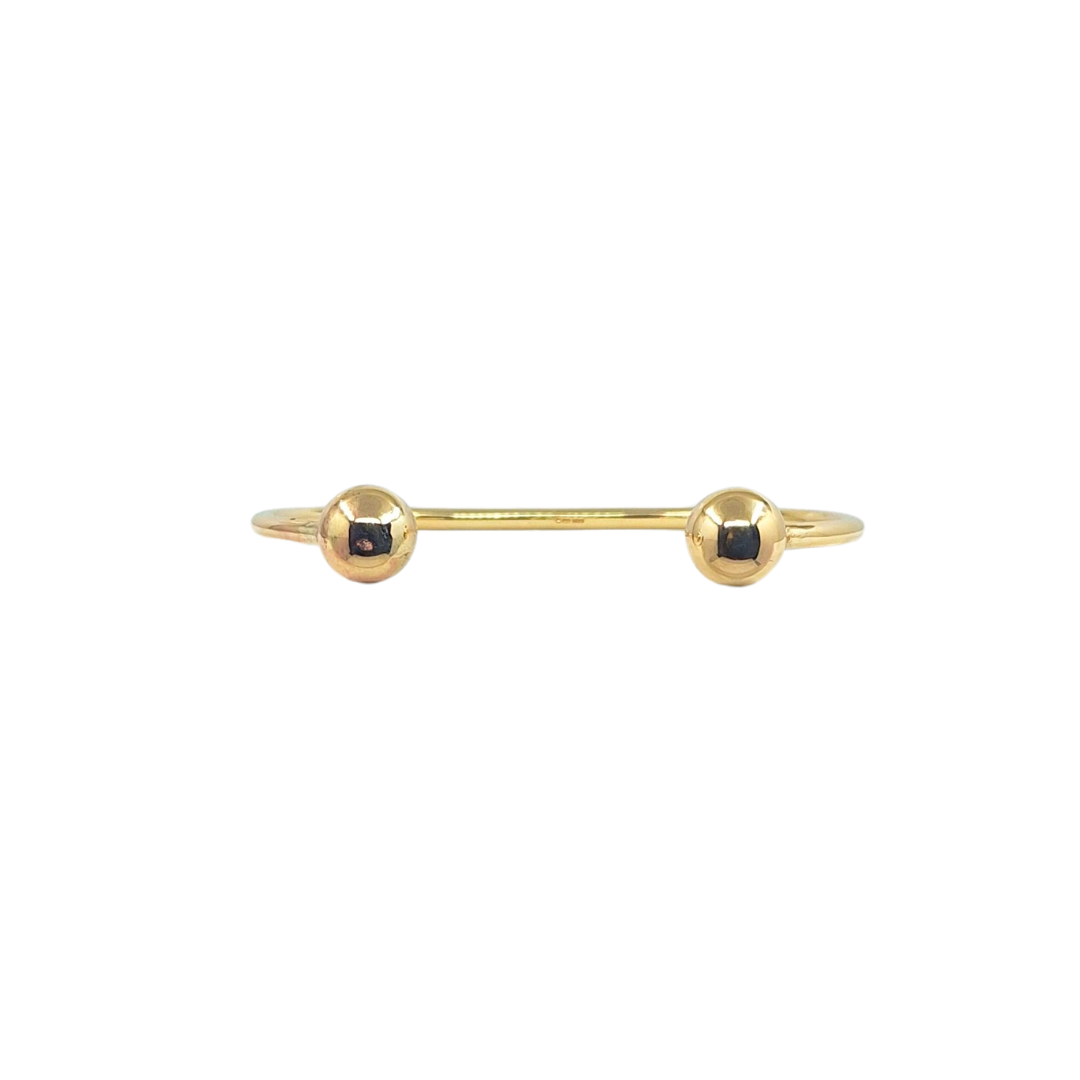 9ct Yellow Gold Maiden Torque Bangle