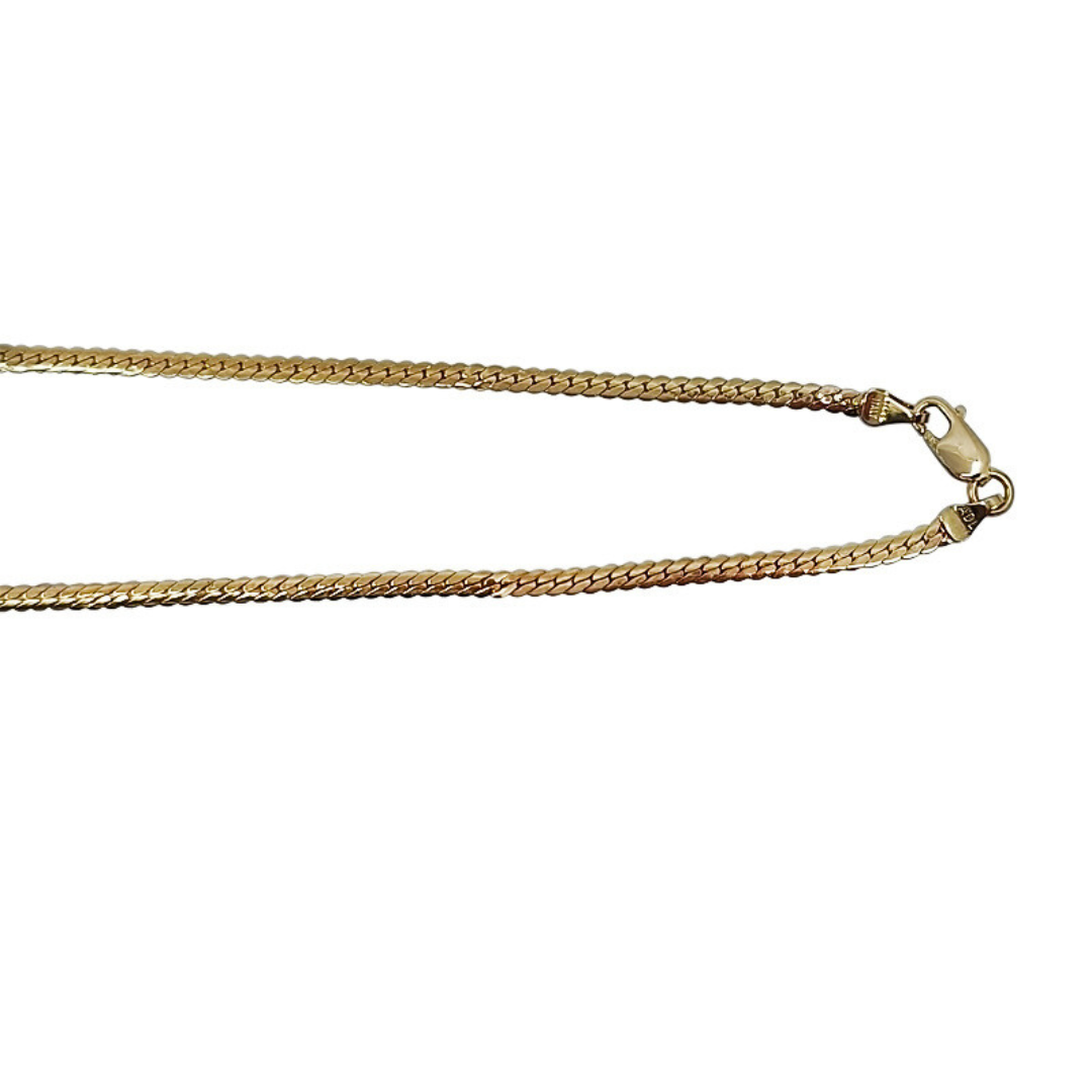 14ct Yellow Gold Emerald & Diamond Necklace