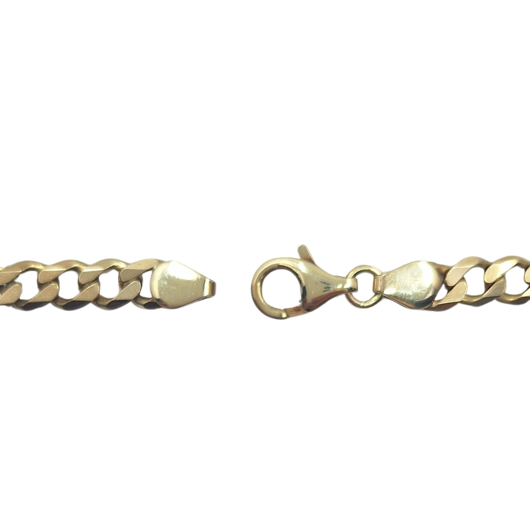9ct Yellow Gold Curb Chain 27"