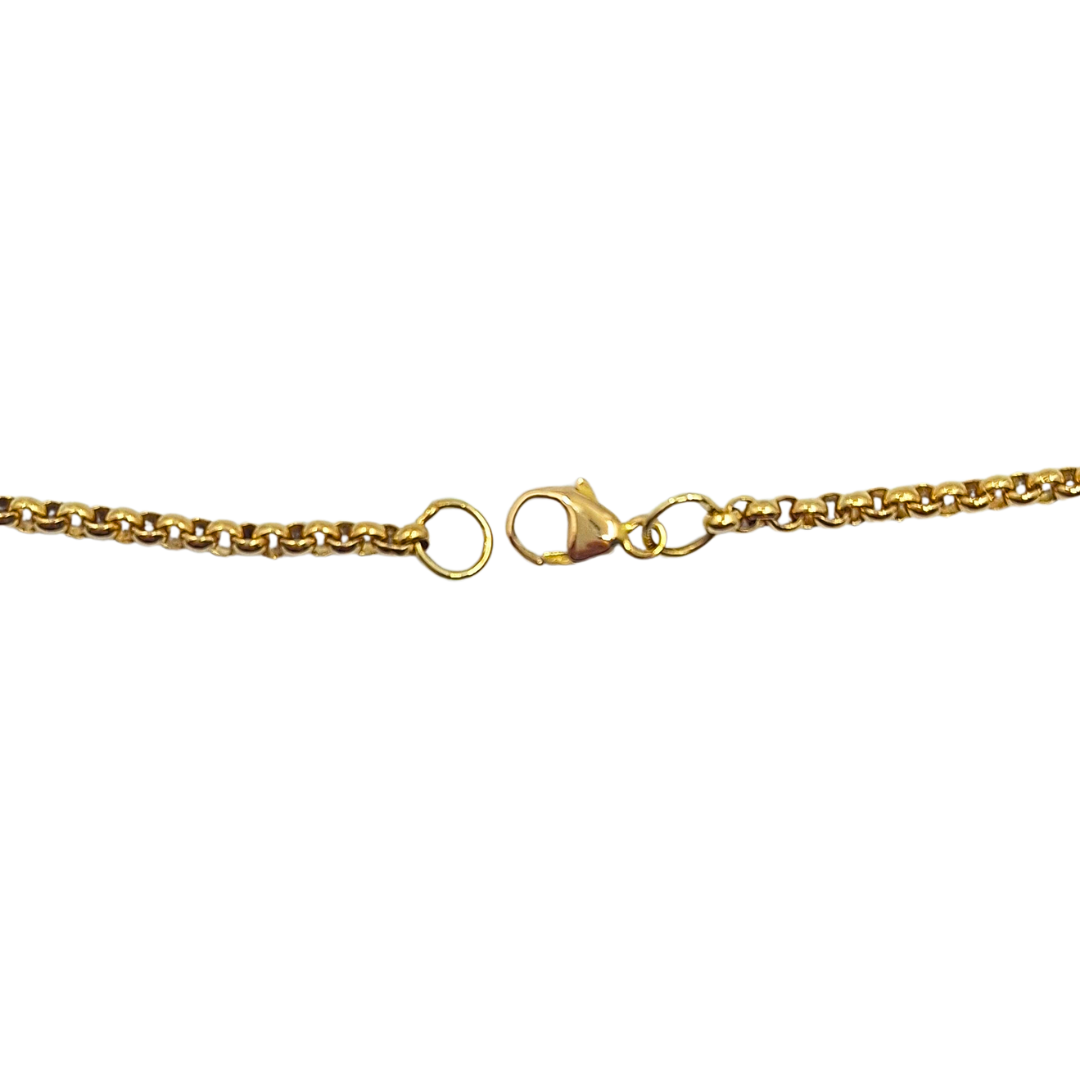 9ct Yellow Gold Belcher Chain 25.5"