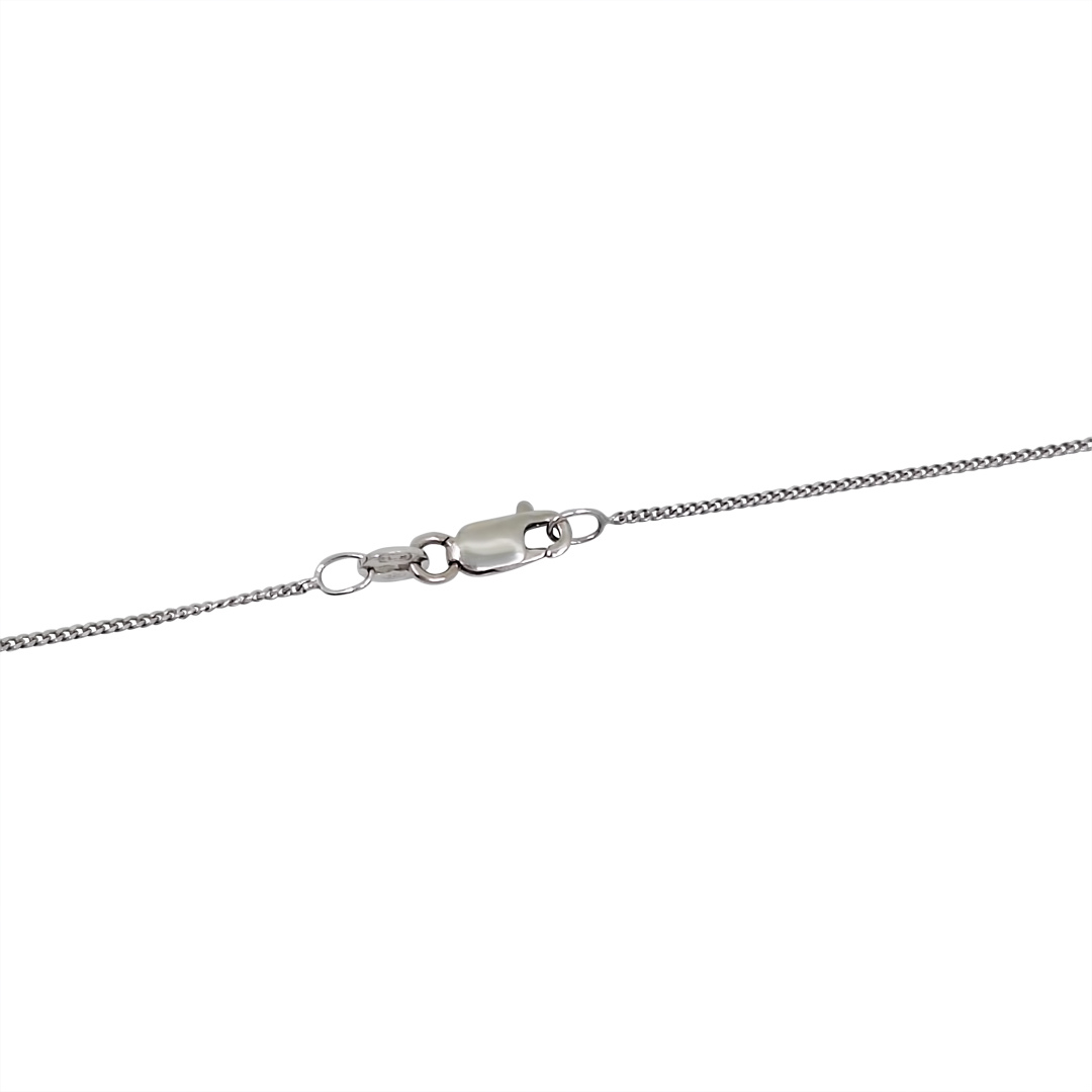 18ct White Gold Art Deco Diamond Pendant