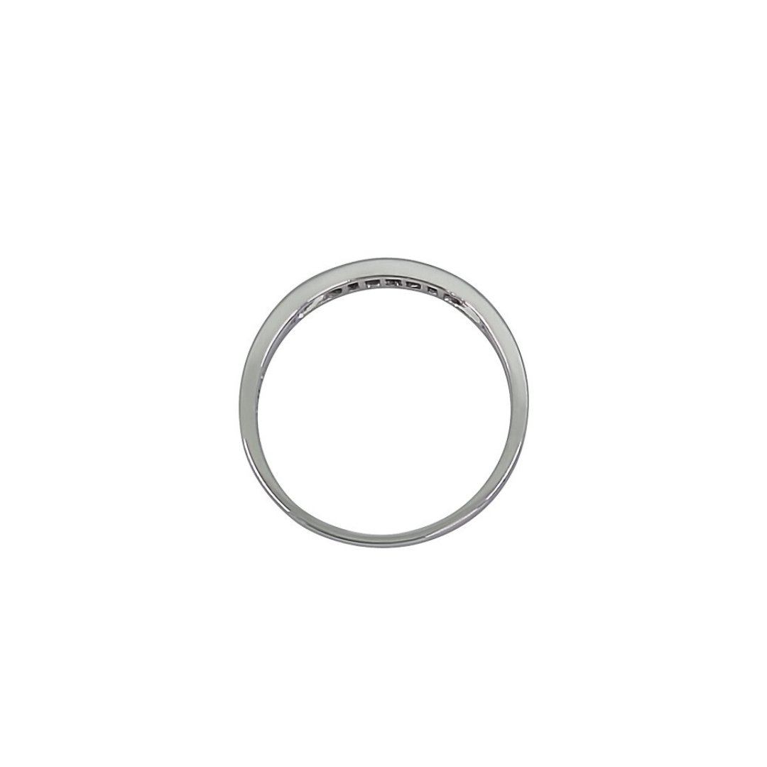 18ct White Gold Diamond Channel Set Eternity Ring 0.15ct