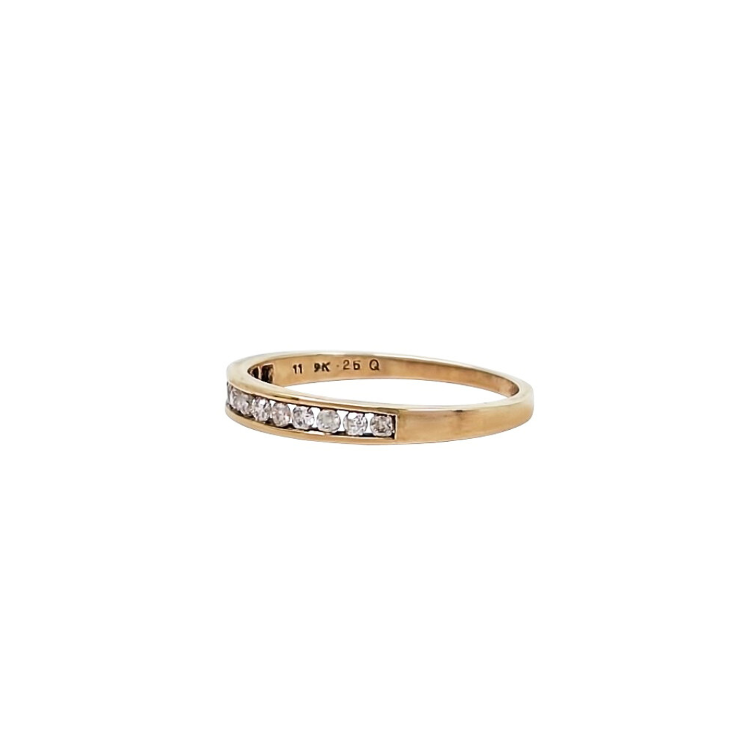 9ct Yellow Gold Diamond Eternity Ring 0.25ct