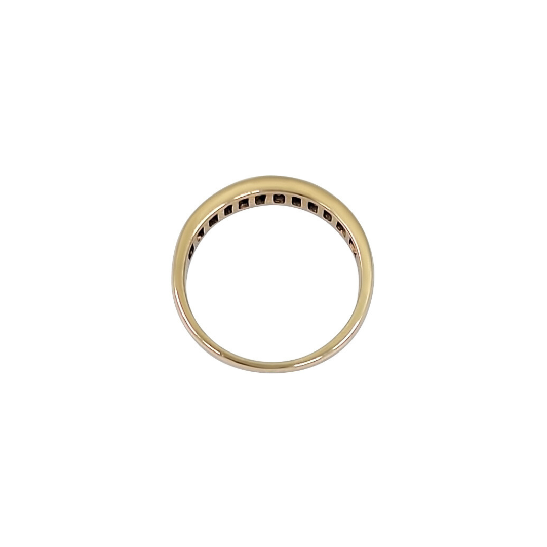 9ct Yellow Gold Diamond Eternity Ring 0.41ct