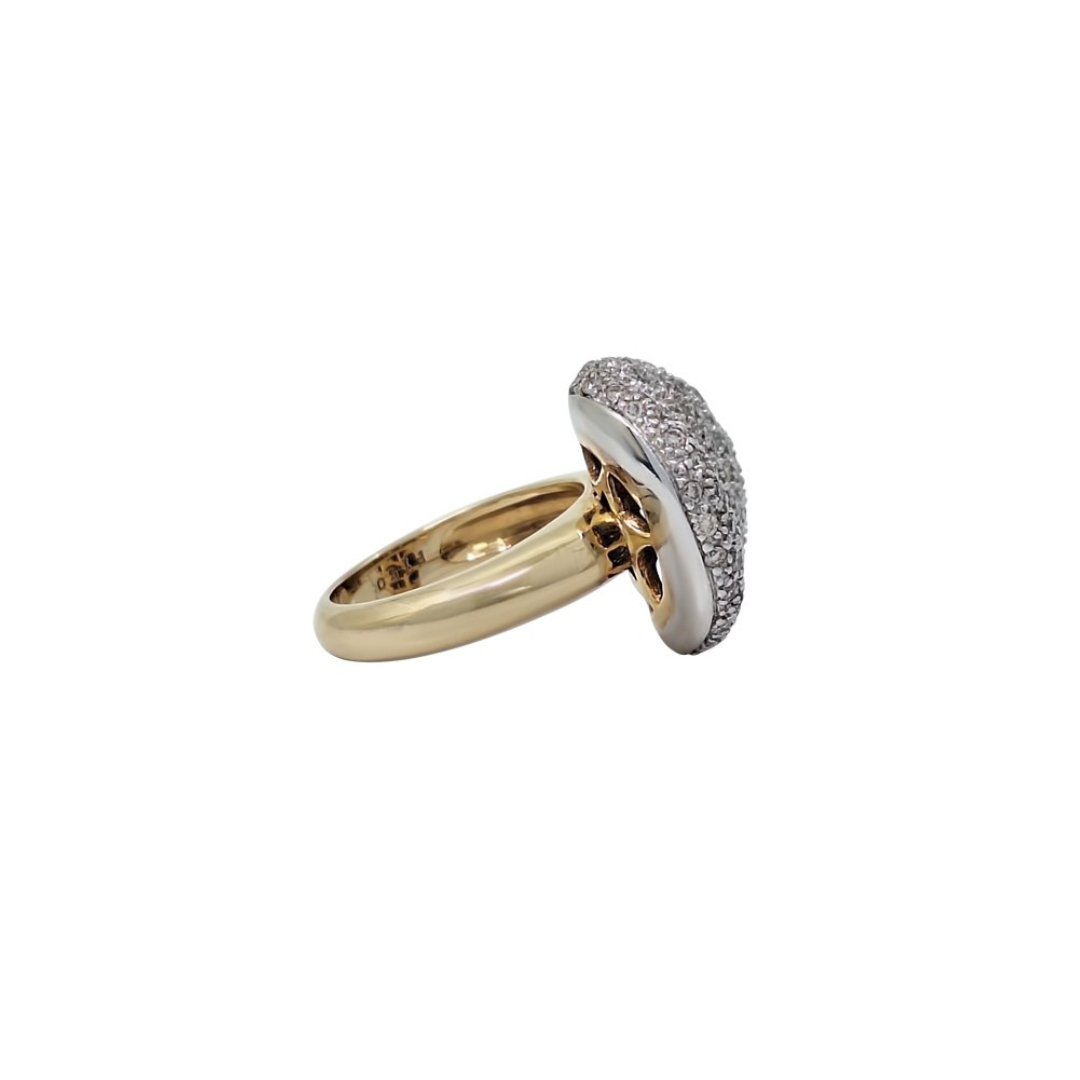 9ct Yellow Gold Diamond Cluster Ring 1.50ct