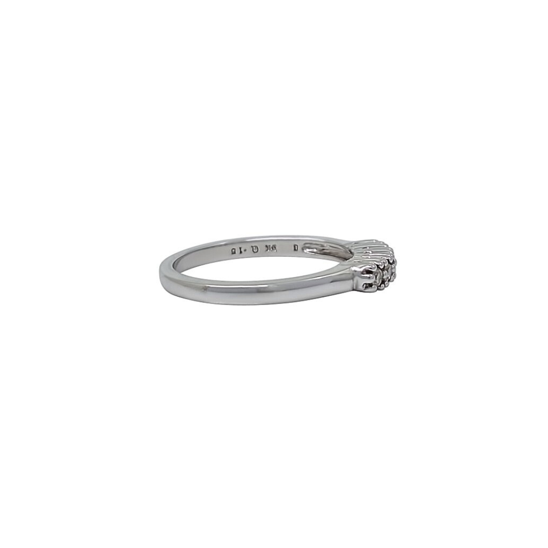 9ct White Gold 5 Stone Diamond Eternity Ring 0.15ct