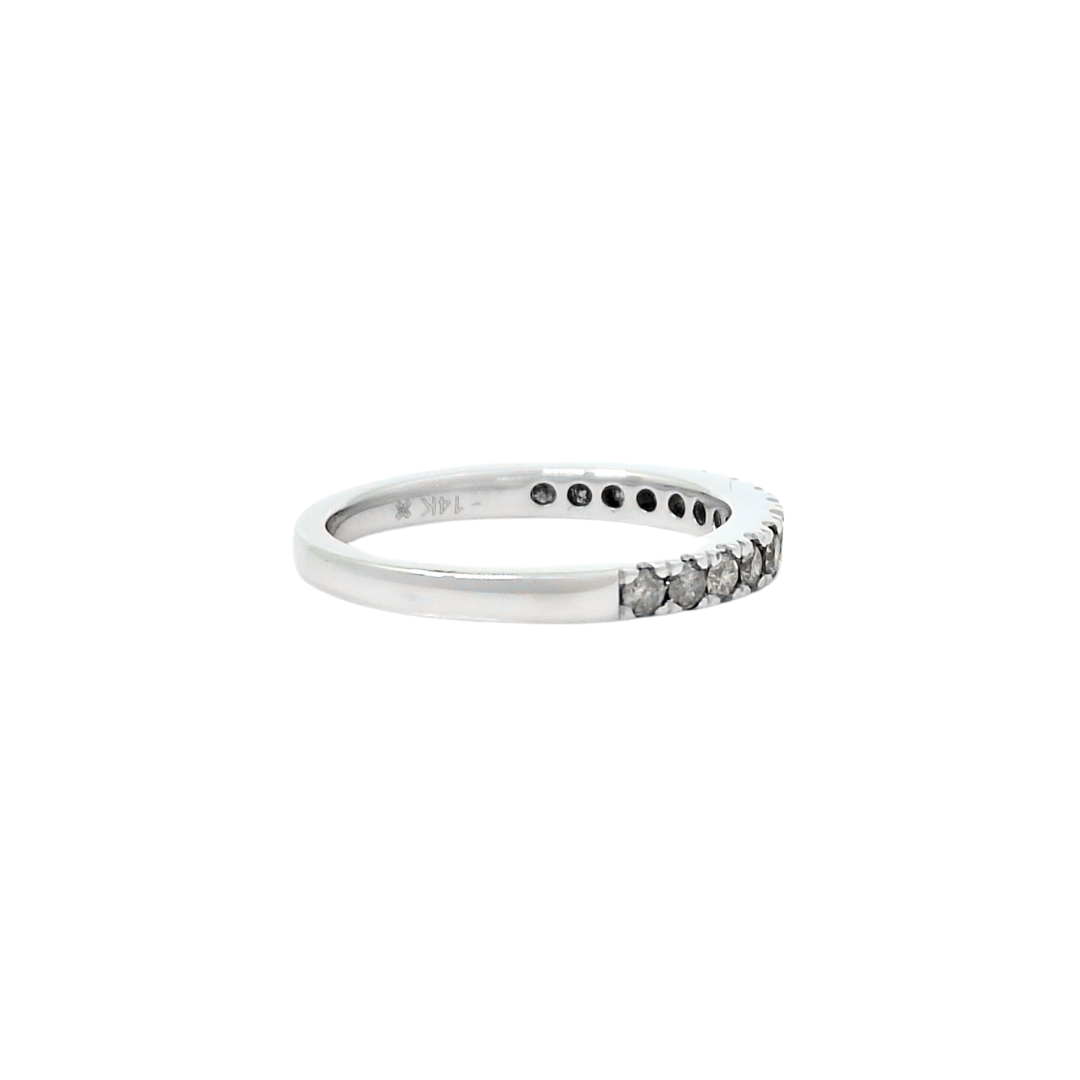 10ct White Gold Diamond Half Eternity Ring 0.50ct