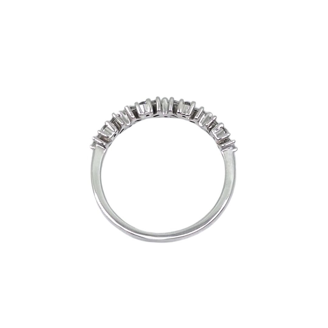 10ct White Gold Diamond Half Eternity Ring 0.25ct