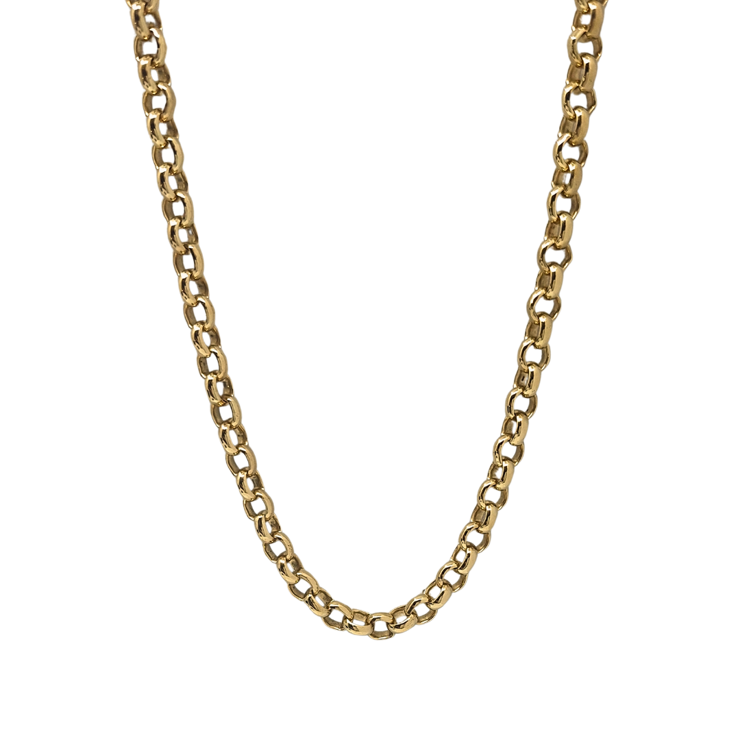 9ct Yellow Gold Belcher Chain 30"