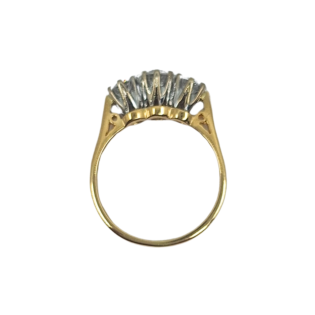 18ct Yellow Gold Three Stone Diamond Ring 0.50ct
